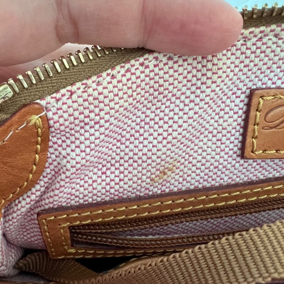 Dooney & Bourke Dillen camel crossbody satchel - Picture 7 of 9